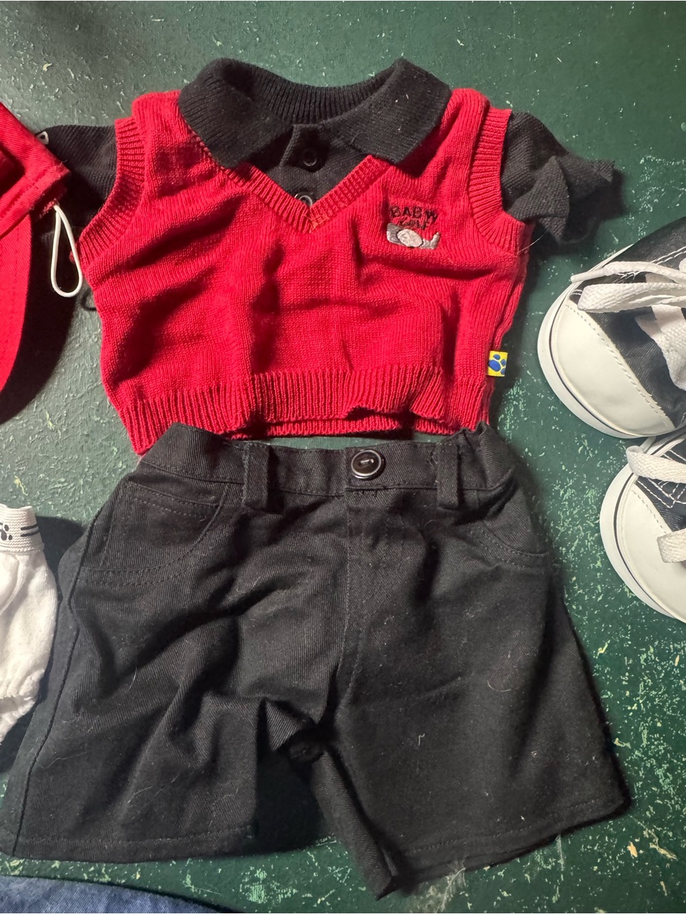 Build A Bear Workshop Golf Clothes, Hat, Shoes